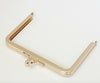 12cm Gold Purse Frame Bag Hanger Glue-In Style 12cm x 8cm