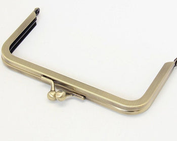 12cm Bronze Purse Frame Handle Purse Frame Glue-in Style Set of 5