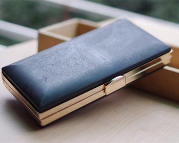 Rectangular Box Purse Frame Clutch Bag Glue-In Purse Frame 19.5x9.5cm ( 7"x3")