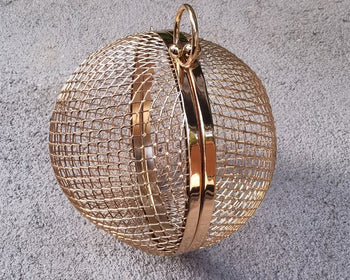 5 Pieces Lovely Round Ball Box Purse Frame Clutch Bag Glue-In Purse Frame 12cm