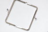 6" Silver Color Purse Frame Glue-In Style 16cm x 7cm