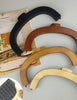 25cm (10") Retro Purse Frame / Large Wood Handle With Screws Pick Color
