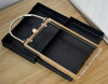 5 Pieces 18x11cm Box Purse Frame Clutch Bag Glue-in Style Light Gold Metal Purse Frame Set Pick Color
