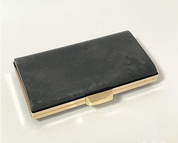 Light Gold Box Purse Frame Clutch Bag Glue-in Style 22cm x 12cm ( 8" x5")