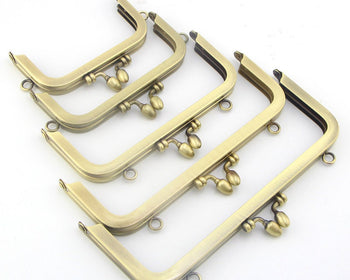 Retro Bronze Purse Frame With Screws Various Size 10cm/12.5cm/15cm/18cm/20.5cm Pick Size