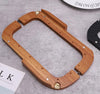 24cm Retro Purse Frame Large Wood Handle With Screws Pick Color