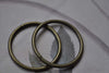 Large 40mm OD Jump Ring Antique Bronze Circle 8gauge Set of 10 A7929