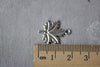 Antique Silver Small Maple Leaf Charms 15x19mm Set of 20 A7953
