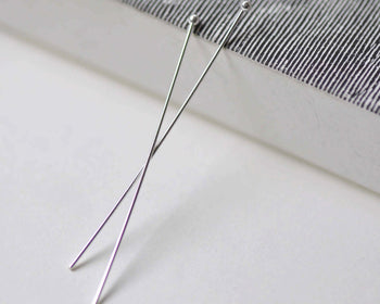 Silver Ball End Headpin - 22G - 50mm Set of 50 A7976