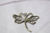 Dragonfly Charms Antique Bronze Cut Out Moth Pendants Set of 10 A7980