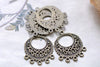 Antique Bronze Round Boho Chandelier Earring Set of 10 A7998