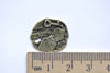 Antique Bronze Steampunk Key Lock Embossed Charms Set of 20 A8009