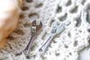 Spanner Wrench Antique Silver Tool Charms 8x24mm Set of 10 A8054