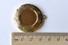 Anti Tarnish 16K Gold Photo Locket 20mm Cabochon Set of 2 A8110