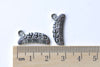 Hair Comb Charms Antique Silver Vintage Pendants Set of 20 A8117