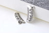 Hair Comb Charms Antique Silver Vintage Pendants Set of 20 A8117