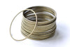 Large Brass Seamless Rings Antique Bronze 30mm  Set of 20 A8130