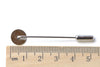 Stick Pin Lapel Pin Clutch Platinum Blanks 10mm Pad Set of 10 A8045