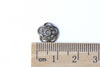Antique Bronze Flower Spacer Bead Caps 10mm Set of 50 A8147