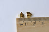 Gold Heart Earnuts Earring Stoppers Butterfly Backs Set of 50 A8161