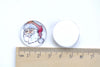 Santa Claus Photo Glass Cabochon Round Cameo 25mm Set of 5 A8198