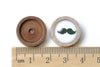 Wooden Pendant Tray Cameo Bezel Setting Match 14mm Cabochon Set of 10