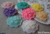 Resin Round Flower Bundle Cameo Cabochon 20mm Flat Back