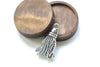 Metal Tassel Charms Antique Silver Finish 12x21mm Set of 20 A8244