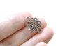 Antique Silver Filigree Connector 13x20mm Set of 30 A8257