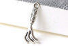 Antique Silver Rake Fork Tool Charms 10x26mm Set of 10 A8269