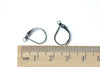 Platinum Leverback Earwire Earring Findings Set of 40  A8272