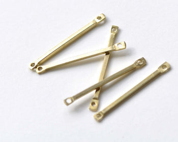 Raw Brass Connecting Rod Bar Link Connector Size 20mm Set of 80 A2206