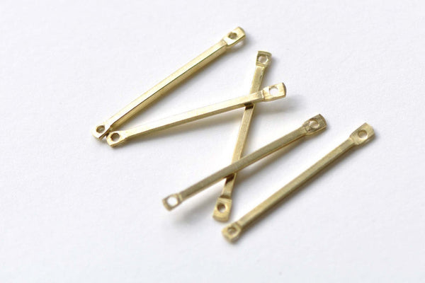 Raw Brass Connecting Rod Bar Link Connector Size 20mm Set of 80 A2206