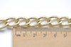 16ft (5m) KC Rose Gold Aluminum Embossed Large Curb Chain  A8313