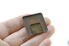 Square Base Setting Pendant Tray 8mm/10mm/12mm/15mm/25mm Cabochon Set of 10