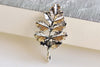 Silver Tree Charms Pendants Back Loop 18x31mm Set of 10 A3547