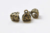 20 pcs Antique Bronze Heart Beads Bails A8476