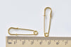 Plain Gold Kilt Safety Pins Broochs 10x35mm Set of 10 A8522